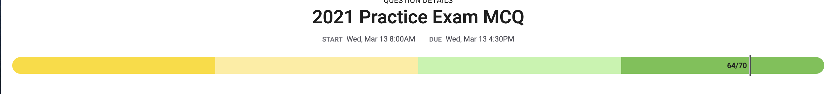 I spent 1 hour and 15 minutes on the MCQ.